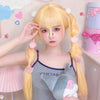 Lolita Golden Long Straight Hair Wig PL51622