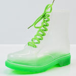 Transparent jelly shoes PL20913