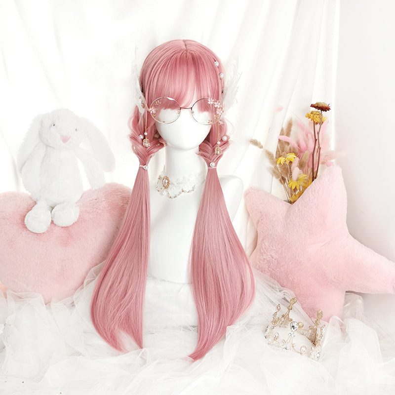 Lolita long pink wig PL50377