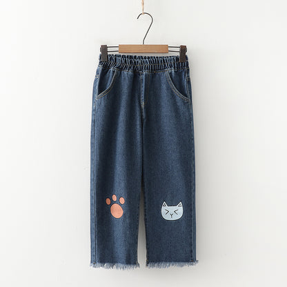 Harajuku cat jeans PL50402
