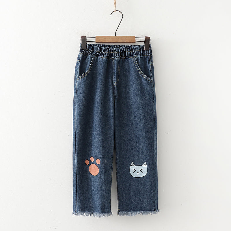 Harajuku cat jeans PL50402