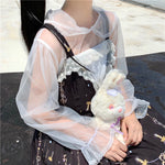 Cute doll collar lace bottoming shirt PL51539