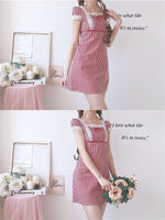 Pink Check Dress PL50410