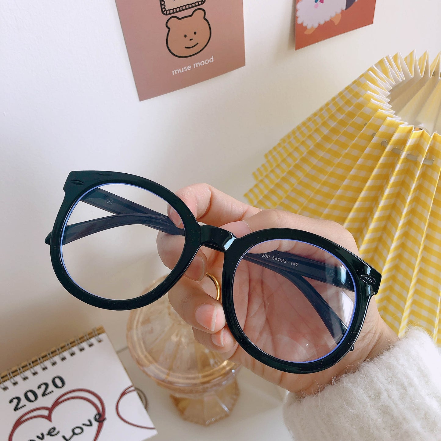 Ulzzang black glasses PL50386