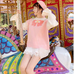 Cute pink angel sweater PL51287