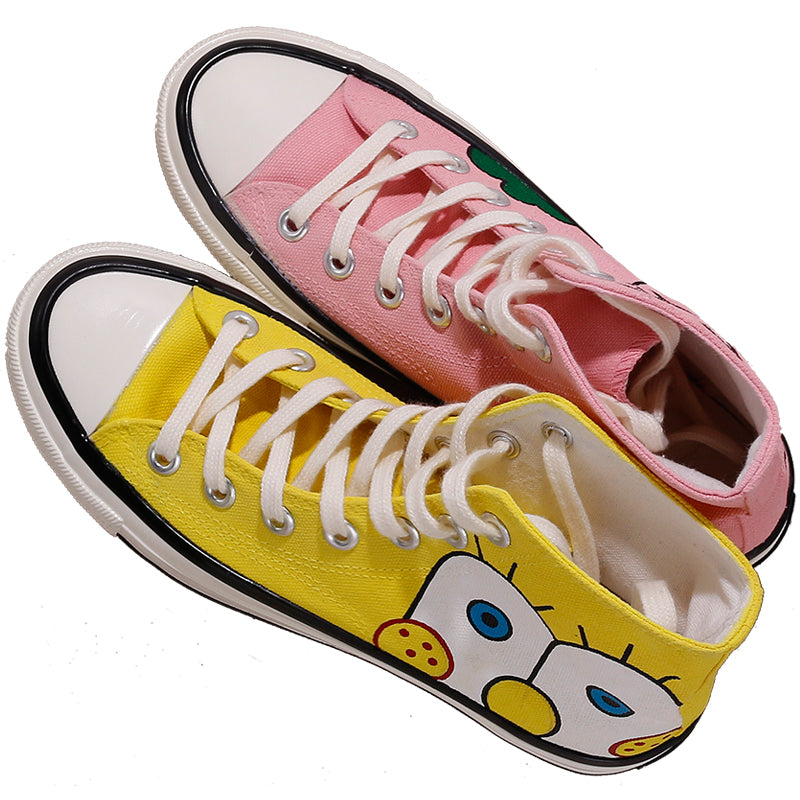 Cartoon hand-painted shoes PL30009