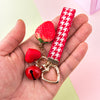 Lovely Strawberry Keychain Pendant PL51495