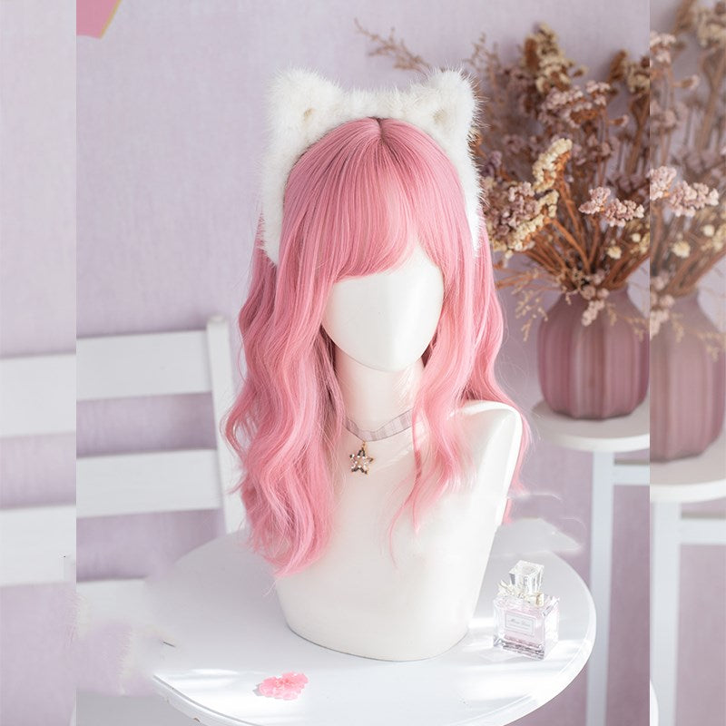 Pink Lolita Short Curly Hair Wig PL51382