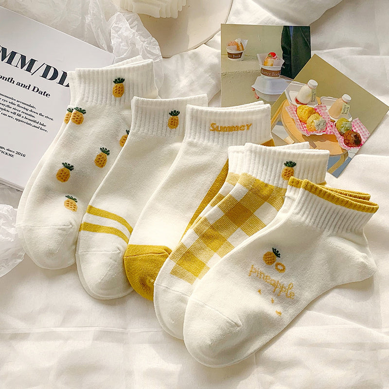 Cute Fruit Socks (5 pairs) PL10347