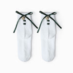 College wind bow stockings PL10226