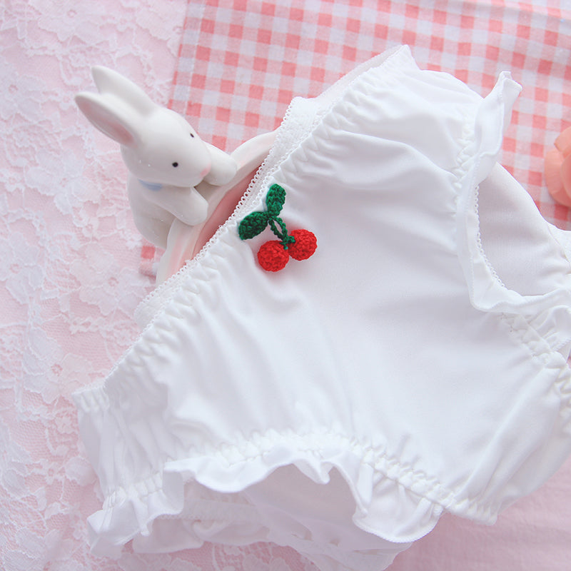 Summer milk cherry panties PL10254
