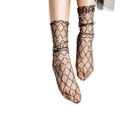 ins lace mesh pearl socks PL51748
