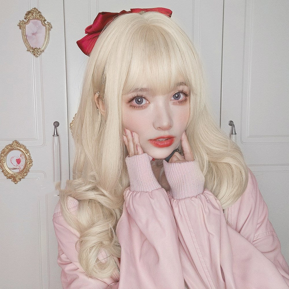 Golden beige cute Lolita wig PL51291