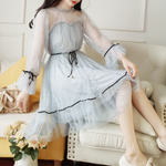 Lolita long sleeve mesh dress PL20348