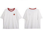 Embroidered stitching T-shirt  PL20411