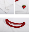 Embroidered stitching T-shirt  PL20411