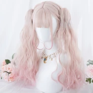 Lolita gradient wig + tiger mouth clip  PL20714