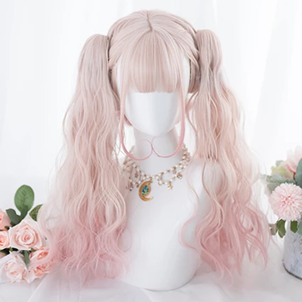 Lolita gradient wig + tiger mouth clip  PL20714