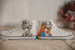 Pastelloves Cells at Work hand-painted shoes PL20769