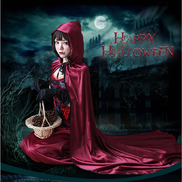 Halloween Little Red Riding Hood Shawl PL40005