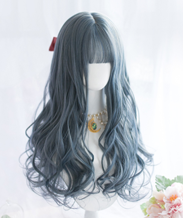 Pastelloves smog blue wig PL20948