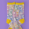 Bear embroidery in stockings PL20970
