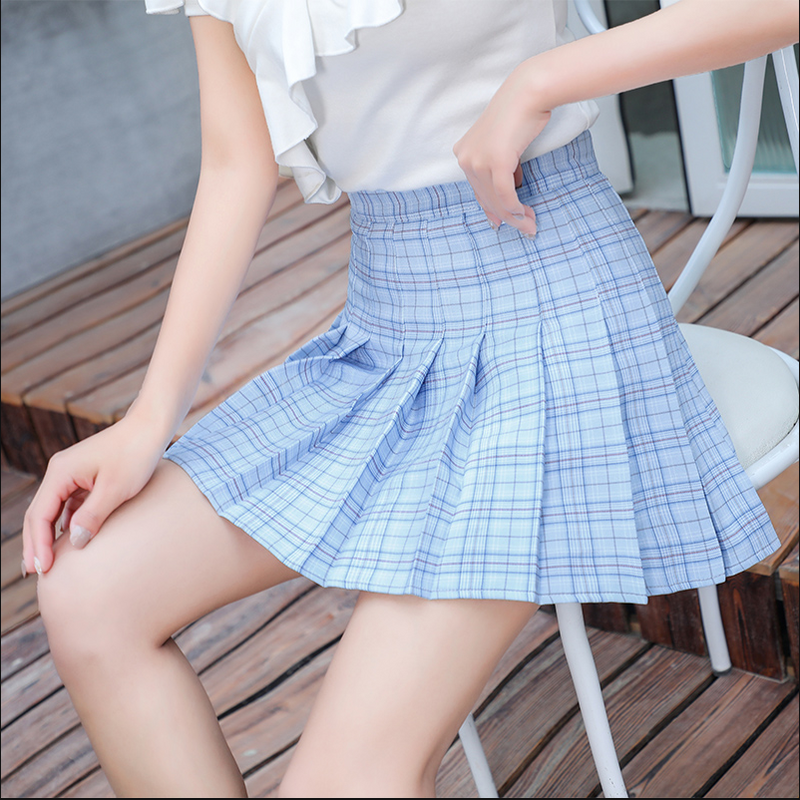 Plaid pleated skirt PL50510