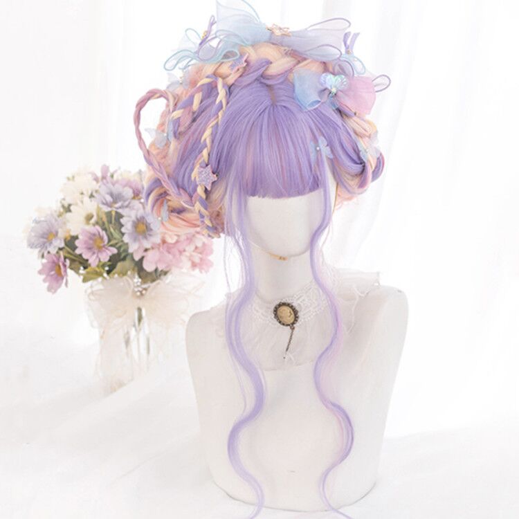 Cute long curly wig PL50910