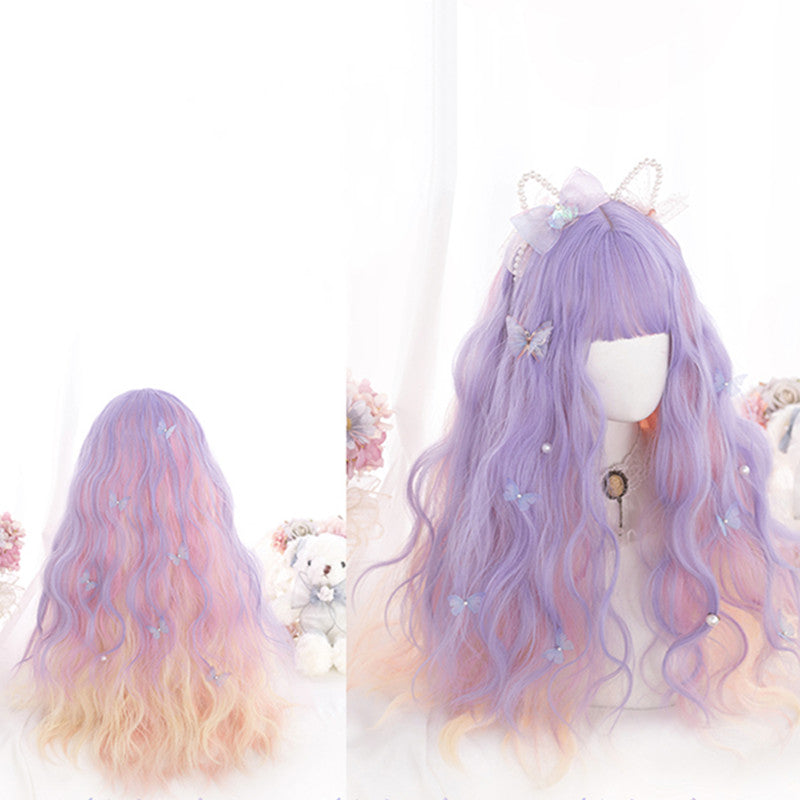 Cute long curly wig PL50910