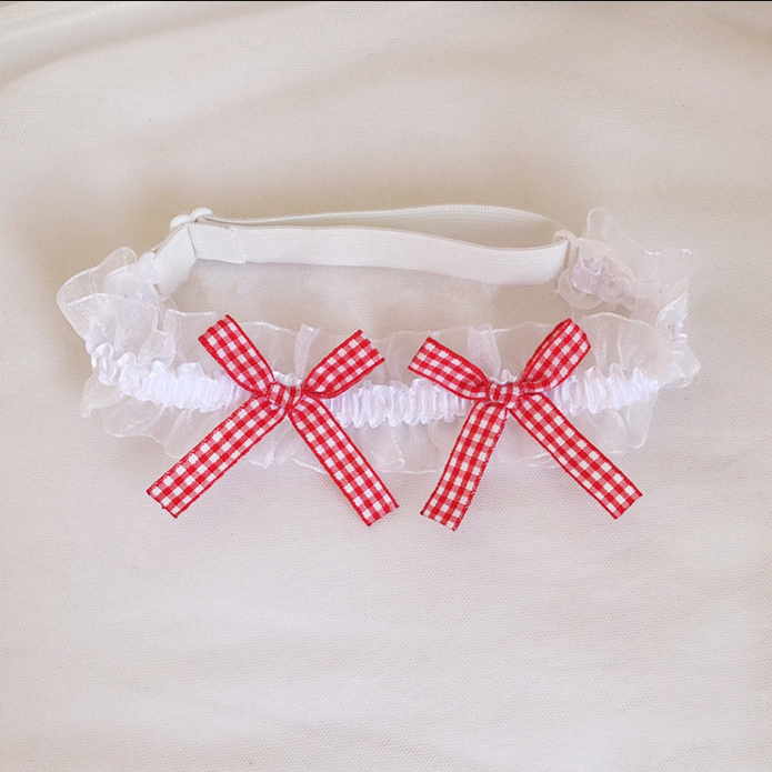 Bowknot Lace Stocking Clip PL50971