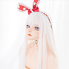 White long straight wig PL51285