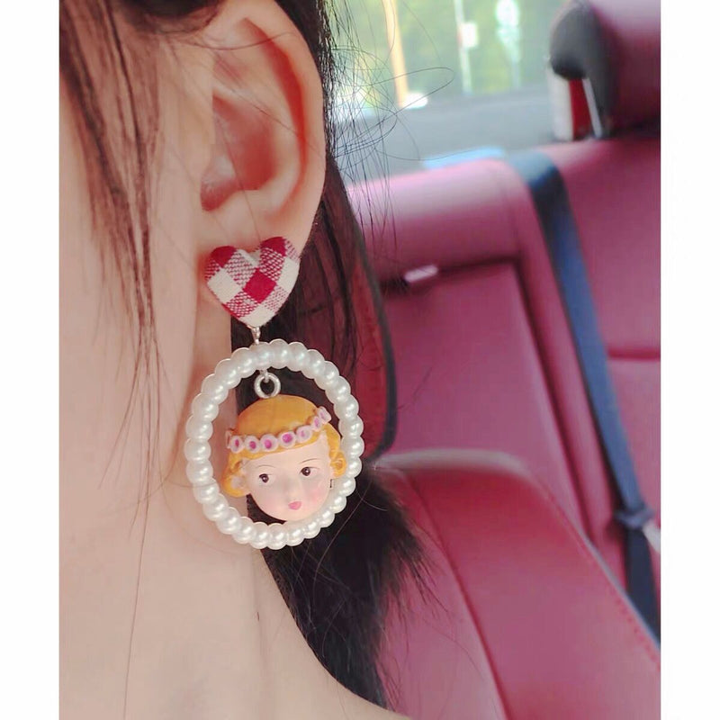 Cute cartoon earrings PL51891
