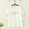 Lolita Flower Embroidered T-Shirt    PL20230