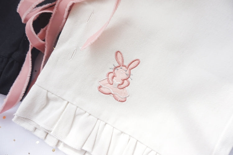 Rabbit embroidered pants PL50205