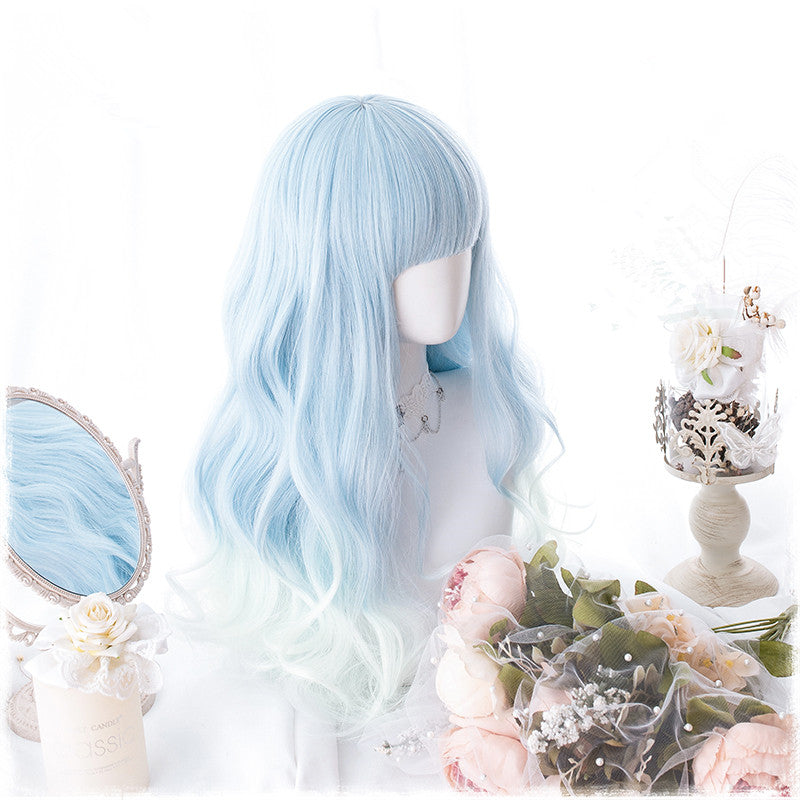 Lolita sky blue gradient wig  PL20280