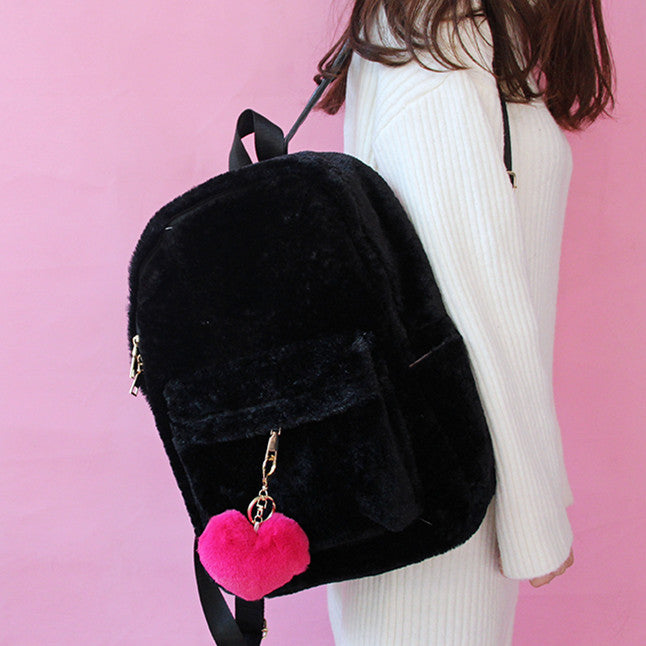 Cute plush backpack  PL21153