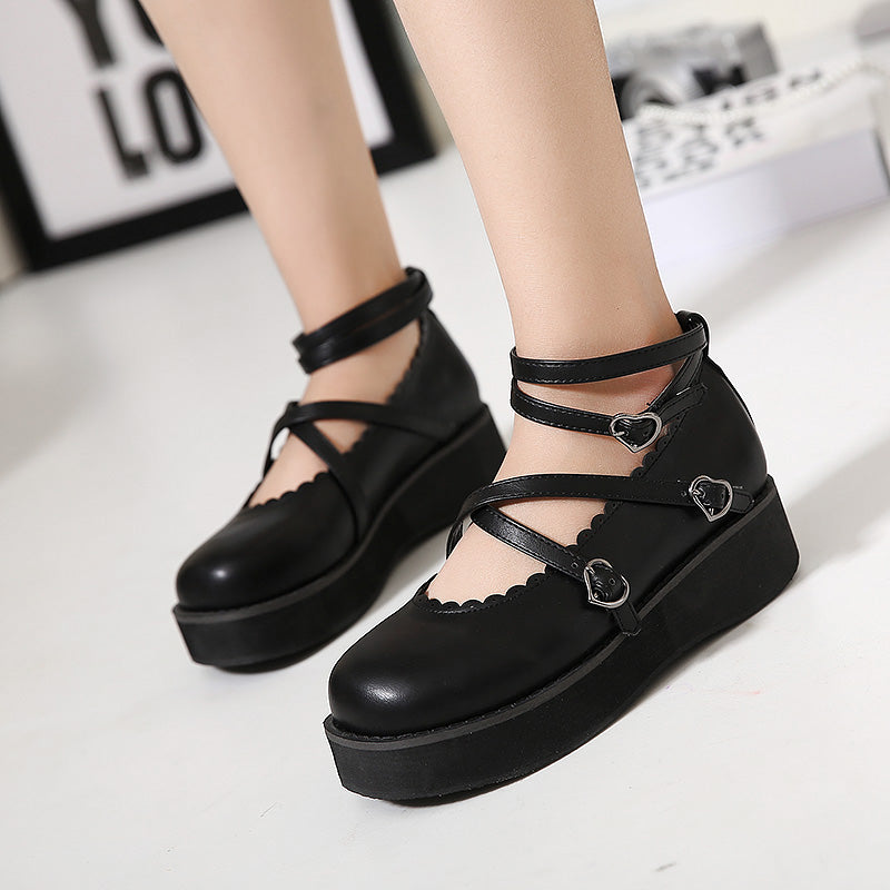 Lolita bow shoes PL50219