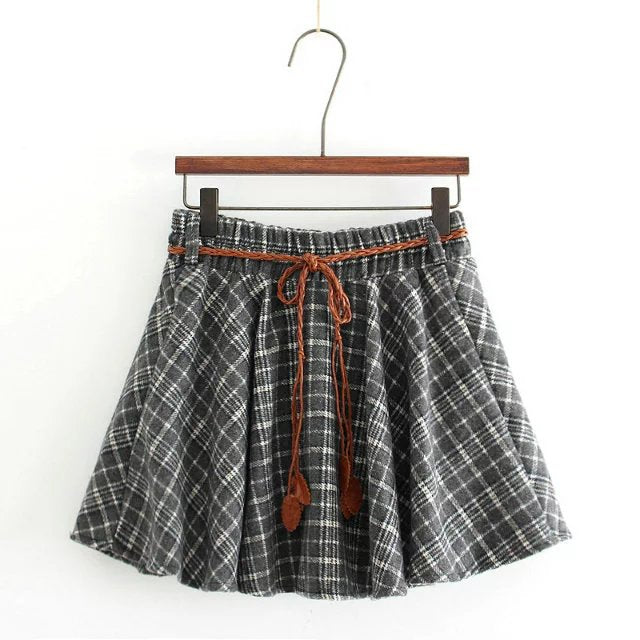 Woolen skirt PL20529