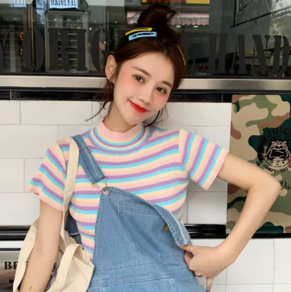 Rainbow Striped Sweater PL53032