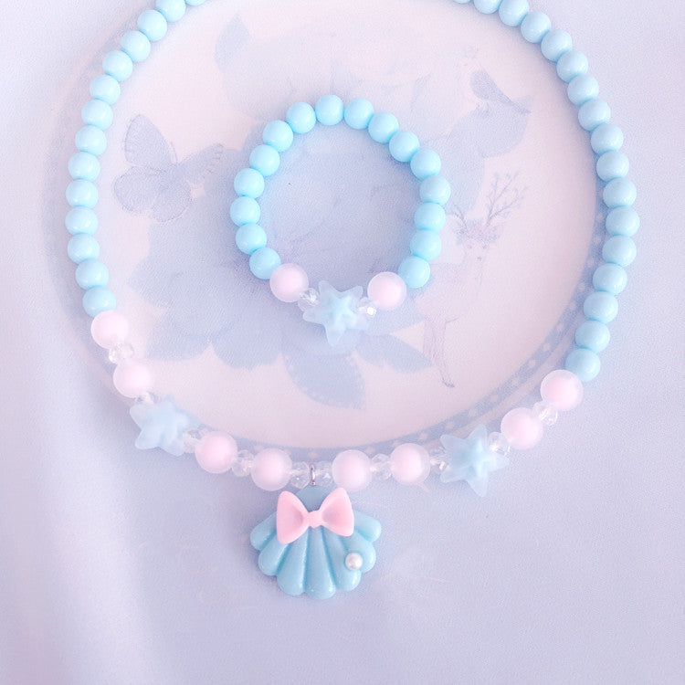 Lolita Shell Necklace + Bracelet Set  PL52565