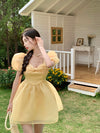 Yellow Bow Dress  PL52668