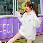 White Casual Hoodie  PL52789